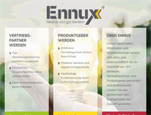 Tablet Screenshot of ennux.de